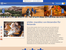 Tablet Screenshot of erlebe-marokko.de